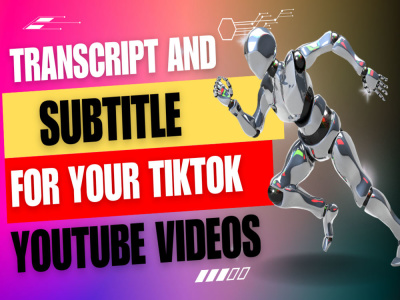 A transcription and subtitle for your videos in English, Chinese, Japanese