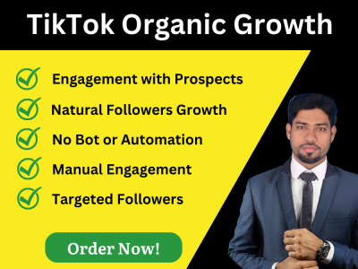 TikTok Organic Growth and Engagement | TikTok Real Followers