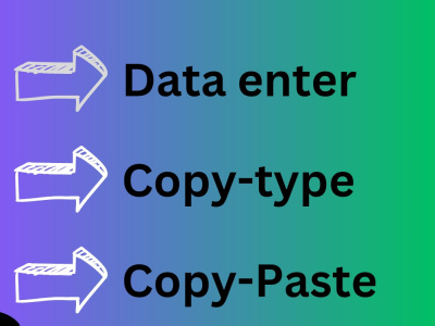 Data entry, data copy or copy paste on Excel, Spreadsheet, Docs | Upwork