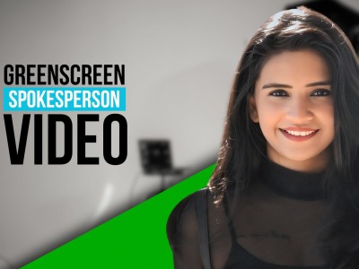 An Indian female hindi or english video spokesperson