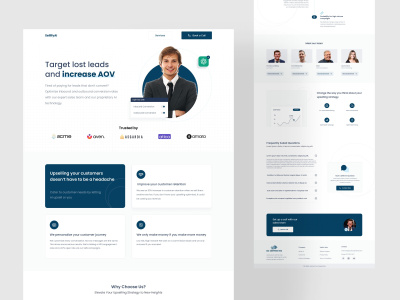 Landing page UI design | Upwork