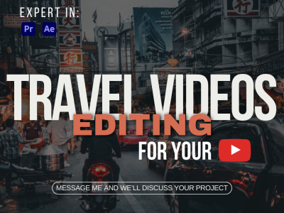 An amazing travel video or vlog edits for your YouTube Channel