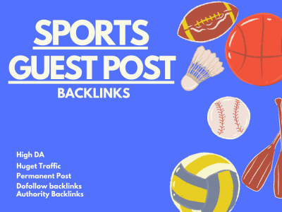 Gaming and Sports guest post backlinks on high DA DR websites