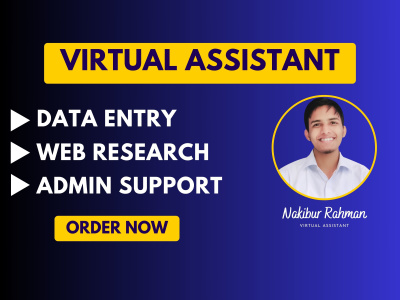 Reliable Virtual Assistant for Data Entry, Web Research and PDF Conversion