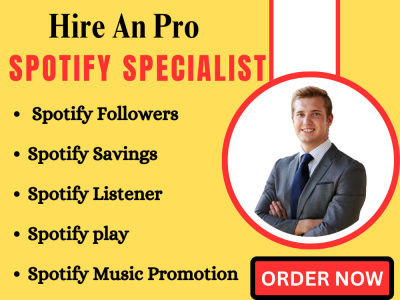 Spotify Music Promotion Spotify Followers, Spotify Savings, Listener & play