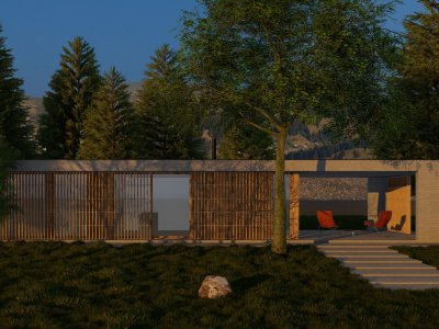 Architectural project in Revit