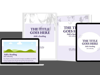 A well-designed Minimal ebook that serve your purpose