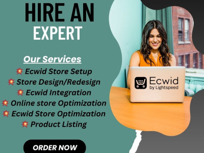 Ecwid e-commerce store, Store Setup, design/redesign, Wix store expert