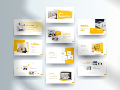 Corporate business sales and marketing presentation for your investor deck.