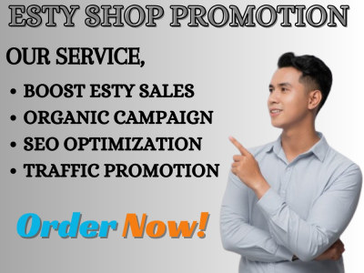 Etsy shop promotion Esty marketing to boost Etsy sales and Etsy traffic