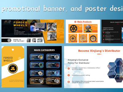 Picture design, promotional banner, and poster design.