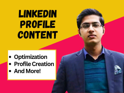 100% Optimized LinkedIn Profile Content (Job & Industry Specific)