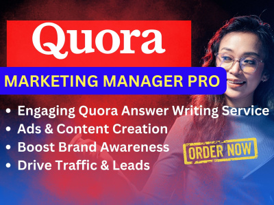 Quora Marketing Pro | Ads, Content & Quora Answer Writing