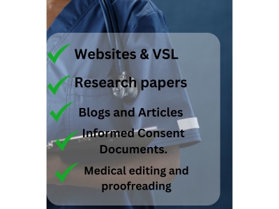Certified medical content work done by a doctor