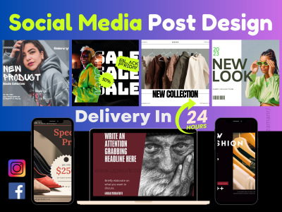 Engaging Social Media Post, Banner, Ad, Cover Design Expert in Canva!