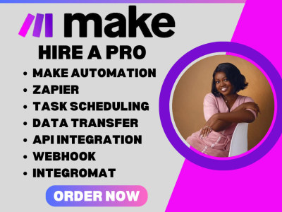 Make com workflow, integromat, zapier automation
