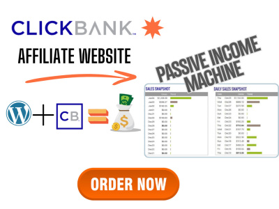 A ClickBank affiliate website for passive income