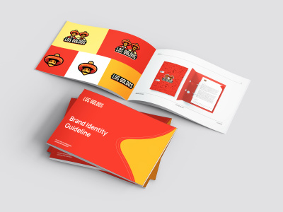 A custom mascot/hand-drawn logo and brand guidelines for your business