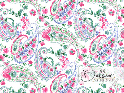 Beautiful Seamless Textile Design Pattern