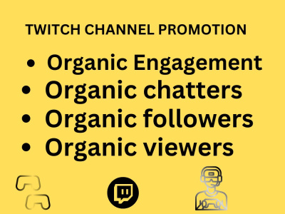 Organic twitch channel promotion