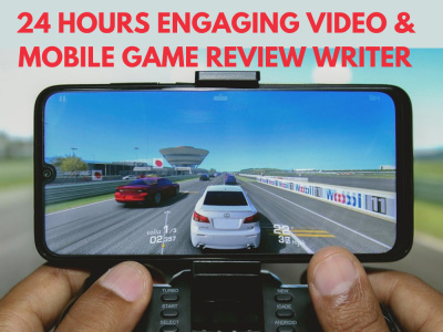 An engaging SEO-friendly video and mobile game reviews in 24 hours