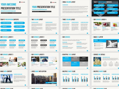 Professional presentation design services used by consultants