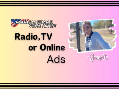 A Fun, Witty, Soft Sell Voice for your TV Radio or Online Ad!