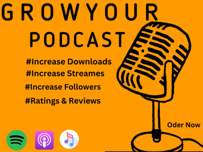 Spotify podcast promotion to extend downloads and Ratings.