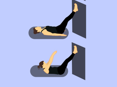 Customized yoga , workout and exercise illustration