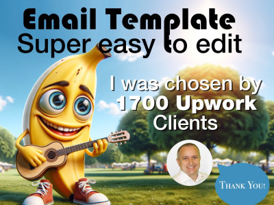A drag-and-drop EMAIL TEMPLATE for your mailing website, for e.g., iContact