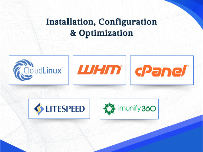 Install, Config & Optimize CloudLinux, cPanel, Whm, Imunify360, LightSpeed