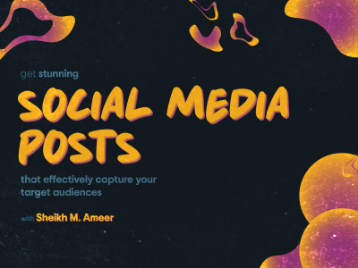 A striking social media post that captures your target audience ...