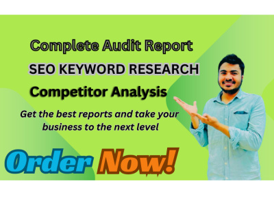 Image showcasing Complete audit report with seo keywords research | Upwork