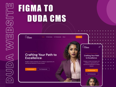 Modern Duda website design and redesign service from Duda CMS Developer