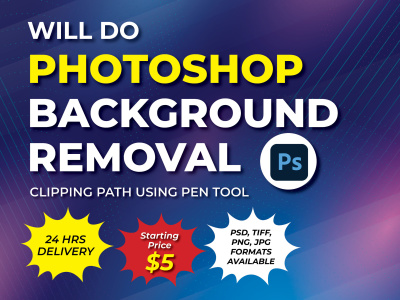 A Photo background Removal using Pen Tool in photoshop