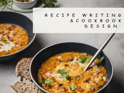 Recipe writing & cookbook design
