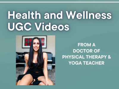 A UGC video for your health and wellness brand