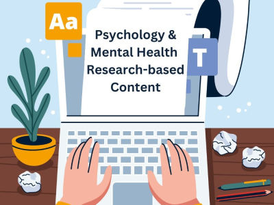 Well-researched content and academic work about psychology related topics
