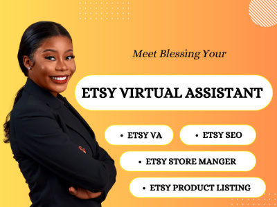 Etsy Virtual Assistant, Etsy Store Manager, Etsy SEO, Etsy Product Listing