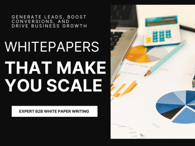 B2B Whitepaper Writing for Marketing, Sales Enablement & Lead Generation