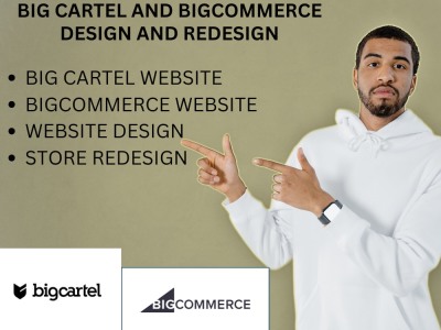 Big cartel design and redesign bigcommerce website design