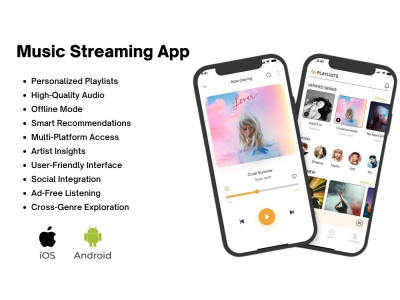 Music App | Music Android App | Music iOS App | Spotify like Music App
