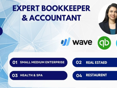 You will get Monthly Accounting and Bookkeeping using Quickbooks Online,Xero,Wave