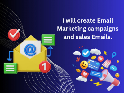 Email marketing campaign and sales emails.