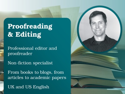Proofreading in US/UK English to correct grammar, spelling, and punctuation