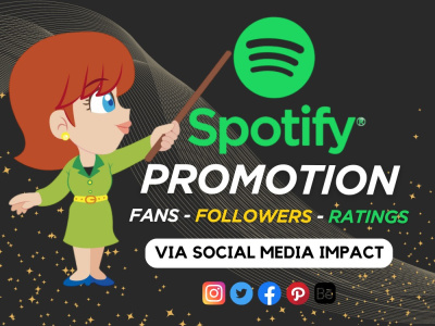 An organic Spotify podcast or music promotion