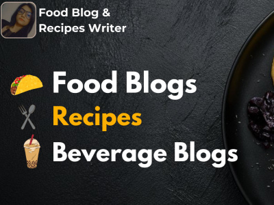 SEO optimized food blogs and recipes articles