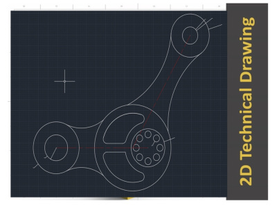 Technical and Engineering 2D/isometric mechanical drawing & drafting in CAD