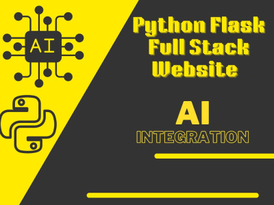 Dynamic website with Python Flask and AI integration | Upwork