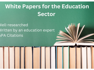 Well written and researched white paper with APA source list
